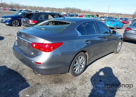 2016 Infiniti Q50 2.0T Premium from USA, damaged, VIN JN1CV7AR9GM253117